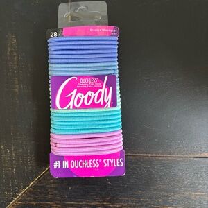Goody‎ Ouchless Damage-Free Elastic Hair Ties 28ct Multicolor NEW